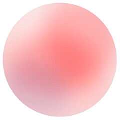 transparent red and blue ball