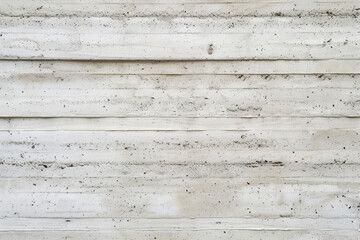 A close-up view of rammed earth wall, with elegant stripe and light gray tone texture... - obrazy, fototapety, plakaty