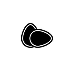 Egg icon, logo, shape, symbol, arts, design, 