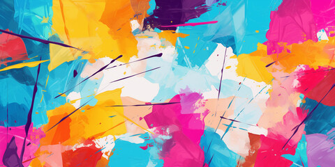 messy, abstract colorful background texture backdrop paint painting