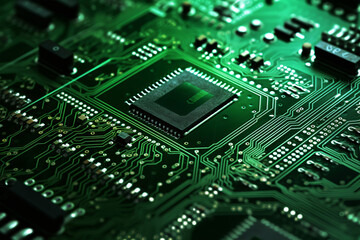 Obraz premium Printed circuit as background