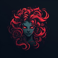 dark medusa logo