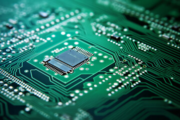 Fototapeta premium Printed circuit as background