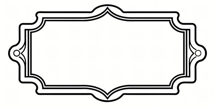 White frame on wall, symbolizing education and knowledge