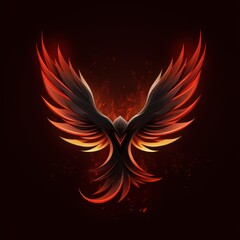 dark shadow phoenix logo