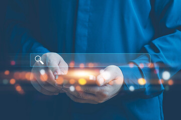 Searching information data on internet networking concept. Search, Data Search Technology Search...