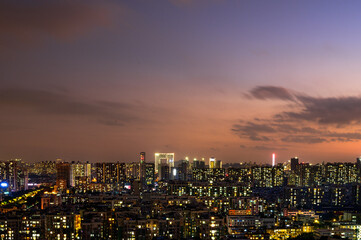 Sunset  in Guangzhou 