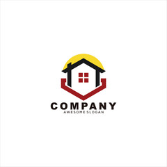 home icon logo gradient colorful