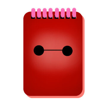 Sticky note with the character baymax