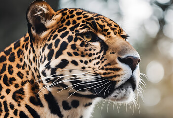 close up of a leopard