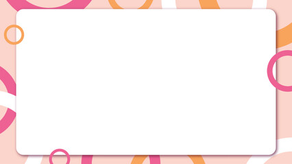 Presentation design template vector illustration