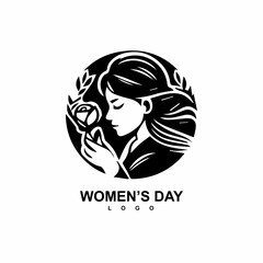 Vector happy women's day logo 8 march free vector