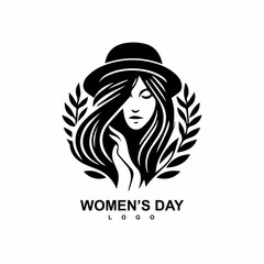 Vector happy women's day logo 8 march free vector