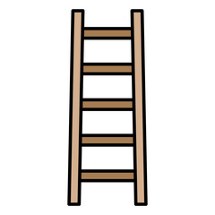 Illustration of Ladder design Filled Icon