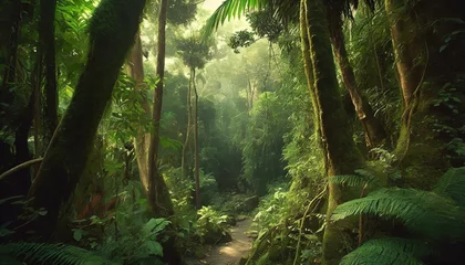 Foto op Canvas インドネシアの熱帯雨林地帯 © megumin