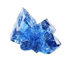 Blue Crystal Formation for Abstract Designs