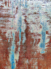 Rusty metal texture with abstract grunge patterns