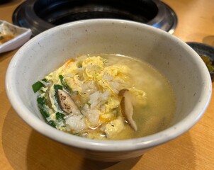 野菜クッパ　韓国料理	

