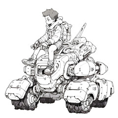 Fototapeta premium kid's coloring book