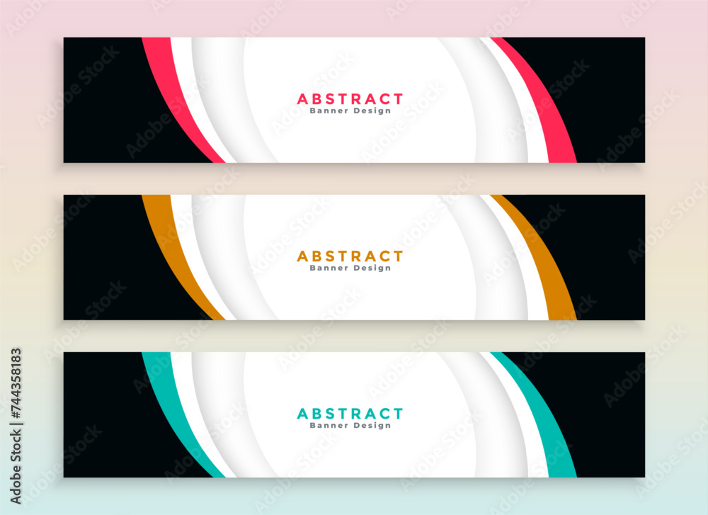 Poster set of web business backdrop template for website covers page