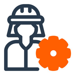 Innovative Engineer Empowerment for Women's Day Vector Icon Illustration