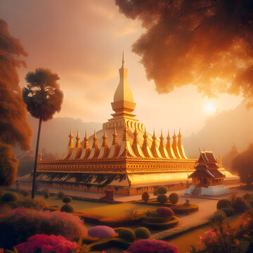 Thad Louang stupa