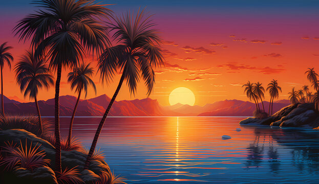 Sunset Desktop Wallpaper,Laptop Wallpaper,Desktop Background,Sunset Glow Wallpaper