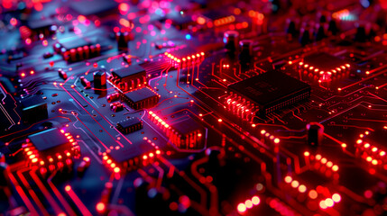 Circuit board background