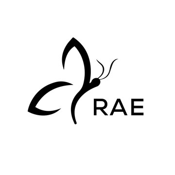 RAE Letter logo design template vector. RAE Business abstract connection vector logo. RAE icon circle logotype.
