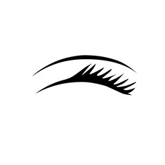 Eyelash logo Icon 