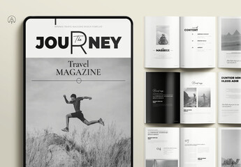 Journry Travel Magazine Template