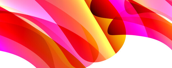 Colorful curve design concept. Vector Illustration For Wallpaper, Banner, Background, Card, Book Illustration, landing page