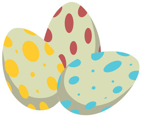 easter egg with pattern