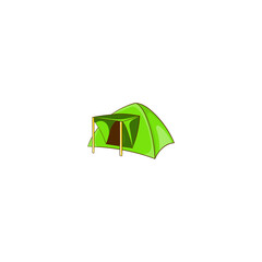 vector set of colorful tents for world scout day vector