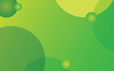 Colorful geometric green background. Dynamic shapes composition. Eps10 vector