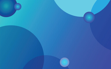 Colorful geometric blue background. Dynamic shapes composition. Eps10 vector