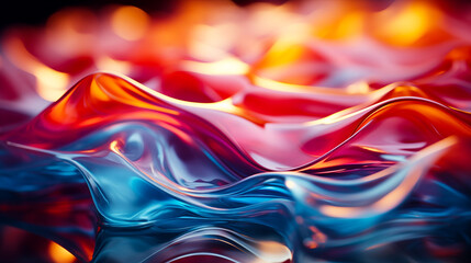 Abstract liquid wave background.