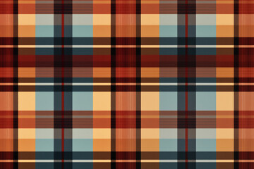 Colorful  Grid Pattern Fabric Texture Background Image