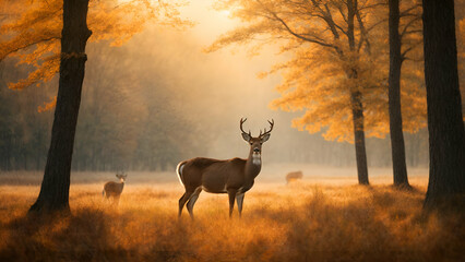 deer in the wild
