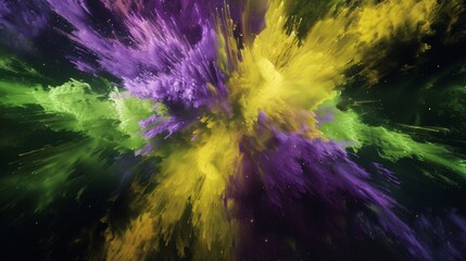 colorful powder explosion background, abstract background with rainbow splash, vibrant colorful background