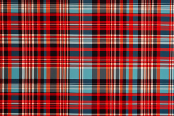 Fototapeta premium Colorful Grid Pattern Fabric Texture Background Image