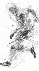 Obraz premium Smoke Abstract Sports balls