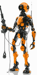 One Eye Robot Isolated