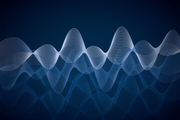 wave abstract background