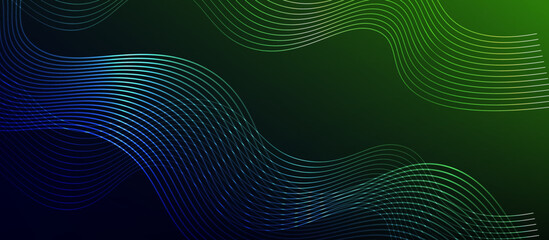 Dynamic wave geometric design. Vector Illustration For Wallpaper, Banner, Background, Card, Book Illustration, landing page