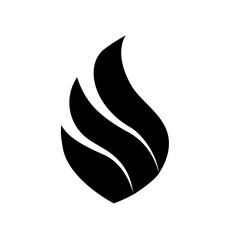 Flame Spirit Icon Vector Logo Design Template