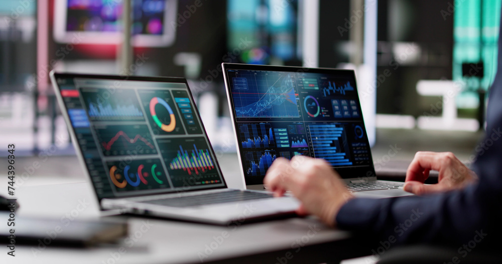 Aufkleber kpi dashboard data analytics