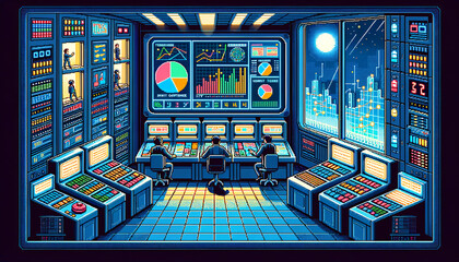 Pixel IT Governance: Retro Arcade Control Room