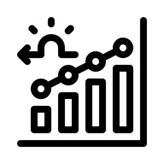 moving average line icon