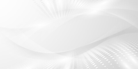 modern white abstract technology background vector illustration